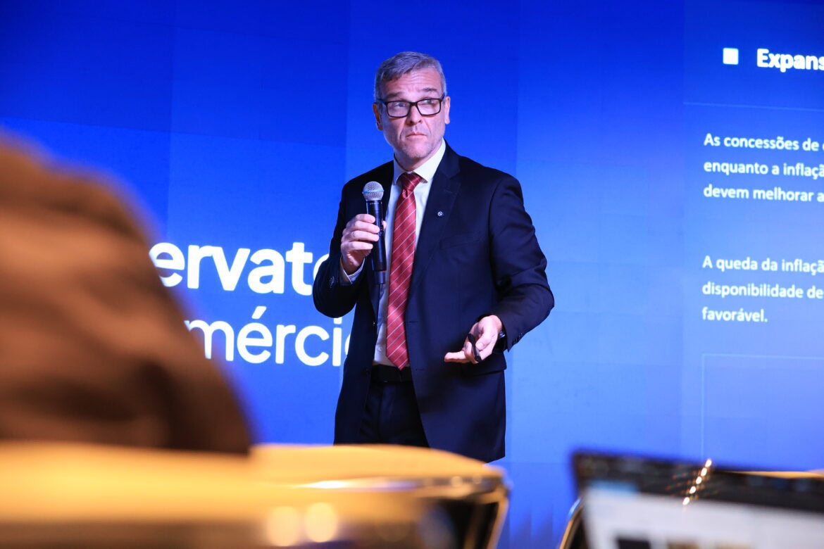 Fábio Bentes revelou que apostas online levaram 270 mil famílias à inadimplência. (Foto: reprodução/CNC/Mardonio Vieira)